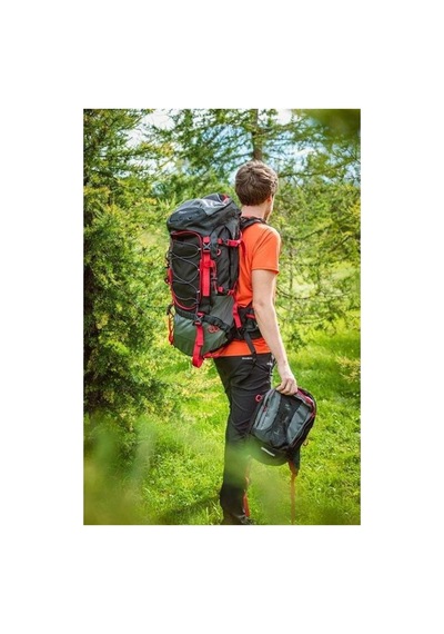 Husky Samont 60+10 Lt Sırt Çantası Siyah
