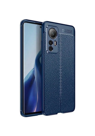 Xiaomi Mi 12 Kılıf Deri Görünümlü Renk Atmayan Dayanaklı Silikon Kapak Niss