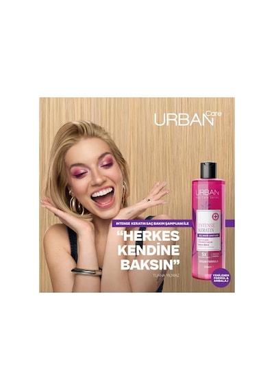 Urban Şampuan 350ml. Intense&keratin Şeffaf Tüm Saç Tipleri