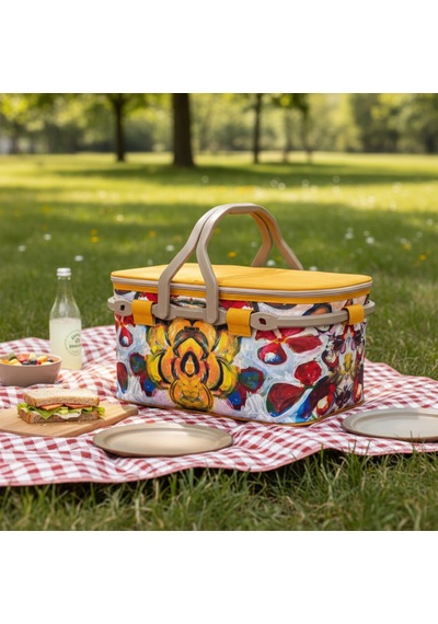 25 Lt Piknik Sepeti 1308 Picnic Bag -361 Karışık/Çok Renkli