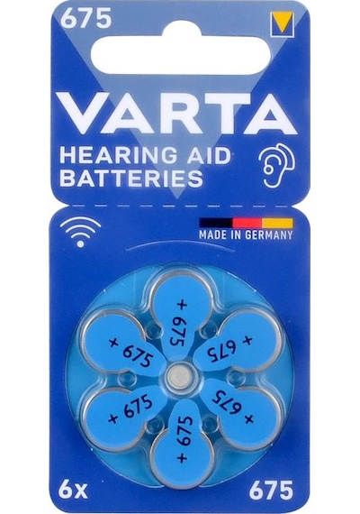 Varta 675 Kulaklık Pili 6lı Blister
