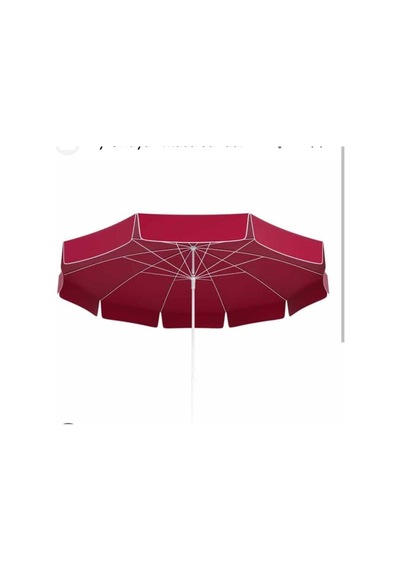 Plaj Şemsiyen 10 Telli 2 Metre Bordo