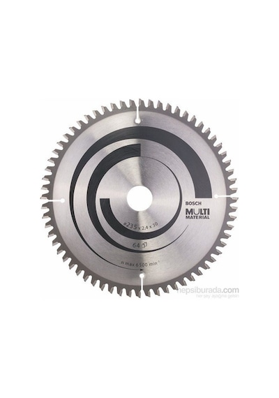 Bosch Multi Material 235x30/25 mm 64 Diş Daire Testere Bıçağı - 2608640514