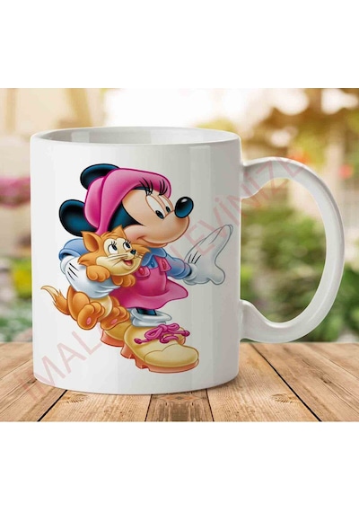 Minnie Mouse Kupa Bardak Çok Renkli
