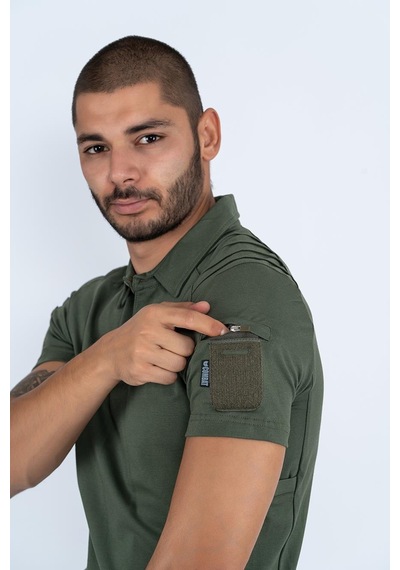 Combat Tactical Tactical Tişört 804 Pike K.kol-1154-haki Haki