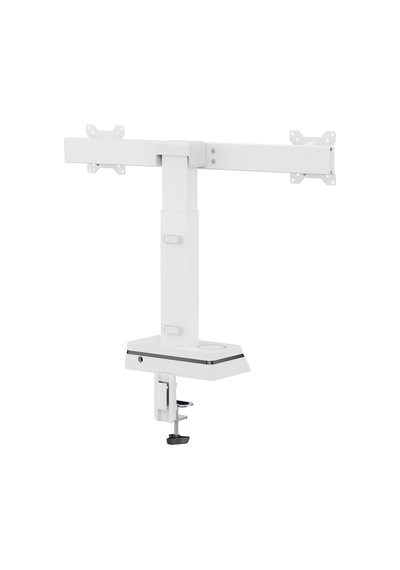 Npo Std8302 Yüz Algılayıcılı Otomatik Ayarlı 17-27" 20kg Kablosuz Şarjlı Vesa Çift Monitör Tutucu