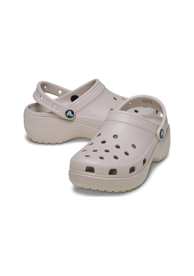 Crocs Classic Platform Kadın Terlik Bej