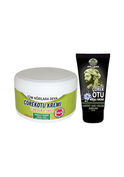 Çörek Otu Kremi Xlgreen Büyük 200 Ml Krem + Ibn-ı Sina Çörek Otu Kremi 50 Ml