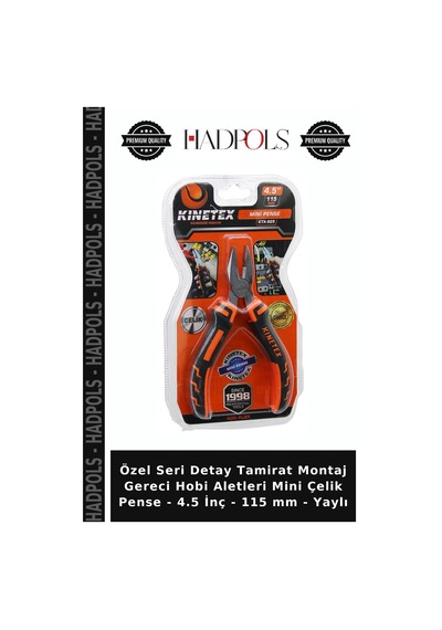 Özel Seri Detay Tamirat Montaj Gereci Hobi Aletleri Mini Çelik Pense - 4.5 İnç - 115 Mm - Yaylı