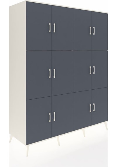 Kronos Gardrop 10 Raflı 12 Kapaklı 176x59x221 Aytaşı-antrasit/çam Antrasit/çam Kronos Gardrop 10 Raflı 12 Kapaklı 176x59x221 Aytaşı-antrasit/çam Antrasit/çam
