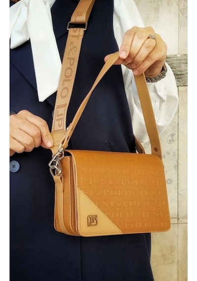 Just Polo Taba Orta Boy 4 Bölmeli Iki Askılı Kadın El & Omuz Çantası 26x17cm Mh5007 Beyaz