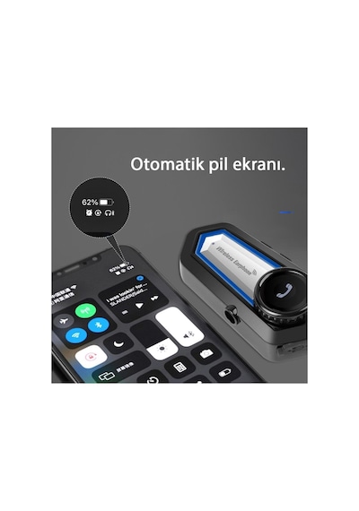 Bt31 İntercom Su Geçirmez Fenerli Bluetooth Motorsiklet Kulaklığı Motosiklet İnterkom Kask Kulaklık