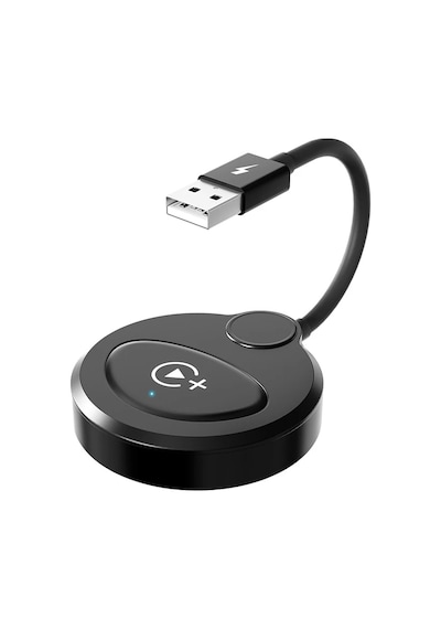 Usb+type-c Apple Kablosuz Wireless Carplay Adaptör Çevirici -youtube Netflix Tiktok Video Yansıtıcı- 5775 Siyah