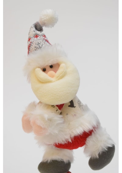 Walke Luxury Noel Baba Yılbaşı Dekoratif Masa Süsü ve Çam 40 CM