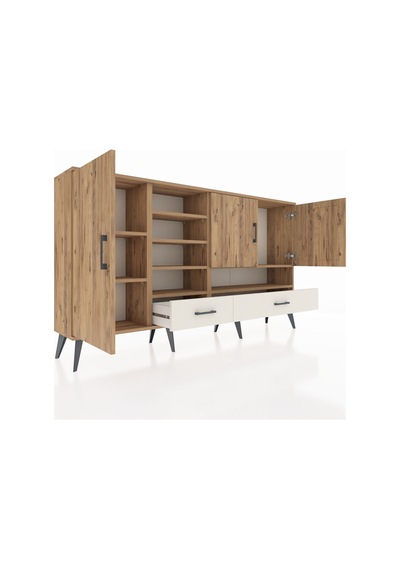 Arges Konsol 8 Raflı 2 Çekmeceli 3 Kapaklı 176x30x99 Çam-çam/aytaşı Atlas Çam/aytası - Atlas Çam Arges Konsol 8 Raflı 2 Çekmeceli 3 Kapaklı 176x30x99 Çam-çam/aytaşı Atlas Çam/aytası - Atlas Çam