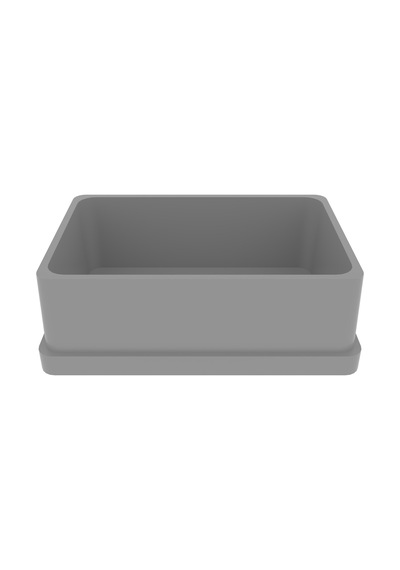 Cateksss 40x60 Mm Düz İç Profil Tapası 1,2 Ral 7035 - 14 Lü Paket Gri