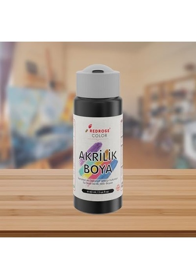 Siyah Akrilik Boya 60ml