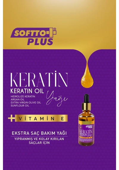 Softto Pluskeratin Saç Bakım Yağı 50 Ml - 937776685 Diğer