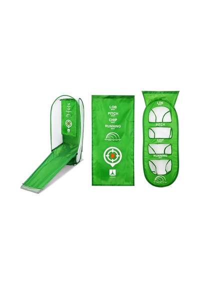 Rebuwo Golf Antrenman Ağı Chip, Pitch, Lob & Running Shot Çalışma Seti Yeşil
