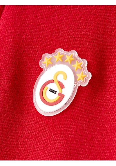 Gsstore Galatasaray Çocuk Yarım Zip Hoodie C252074 Kırmızı