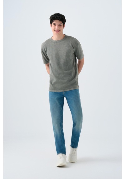 Loft Lf2039337 Erkek Kısa Kollu T-shirt Khakı