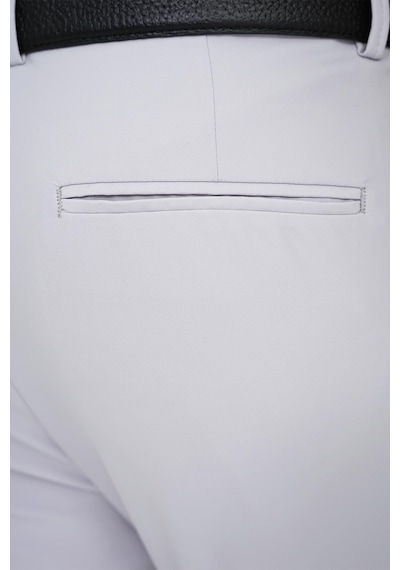 Efor Slim Fit Yan Cepli Esnek Düz Koyu Taş Pamuk Pantolon P 1197 K.Taş