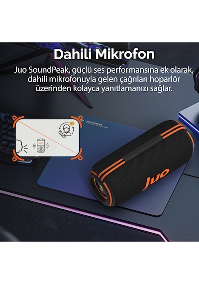 Juo Soundpeak Blaze 30w Rgb Bluetooth Hoparlör Kablosuz Taşınabilir Speaker