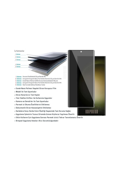Xiaomi 12S Ultra Uyumlu Kavisli Hayalet Ekran Koruyucu Nano Polimer Film -Extra Darbe Korumalı