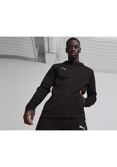 Puma Teamfinal Casuals Hooded Erkek Futbol Ceketi 65852803 Siyah 65852803 Siyah