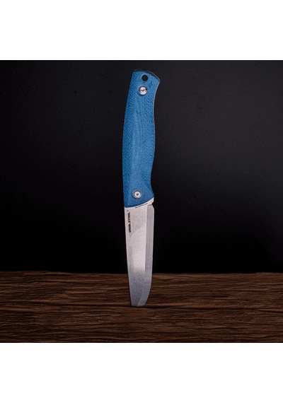 Real Steel Pathfinder Mikarta Sap 14c28n Çelik Kamp Bıçağı 3851d Kum