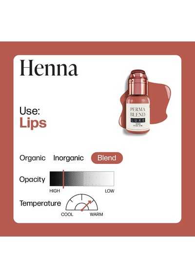 Perma Blend Luxe Henna Kalıcı Makyaj Dudak Pigmenti 15ml