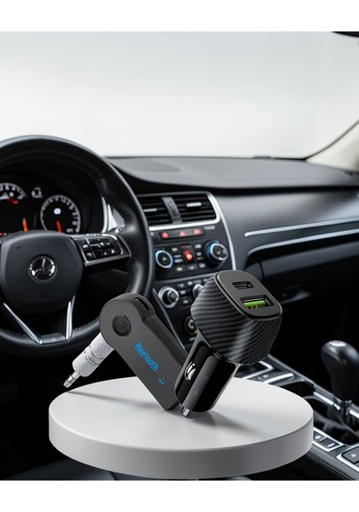 Bluetooth Aux Çevirici Ve Pd Şarj Cihazı 2'li Set Uczzzauxkitaraçşarjset