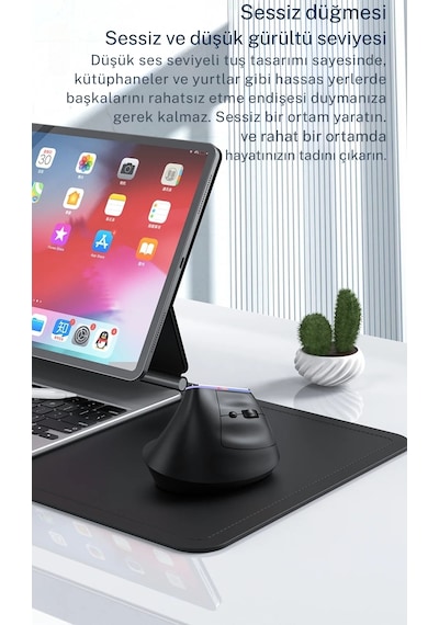 Monozone Ergonomik Kablosuz Mouse Rgb Işıklı Bluetooth Dikey Duruş Tasarımı Taşınabilir Sessiz Bt+2.4g Çift Modlu Ofis Oyun Evrensel Kullanım İçin Ergonomik Mouse Monozone Ergonomik Kablosuz Mouse Rgb Işıklı Bluetooth Dikey Duruş Tasarımı Taşınabilir Sessiz Bt+2.4g Çift Modlu Ofis Oyun Evrensel Kullanım İçin Ergonomik Mouse