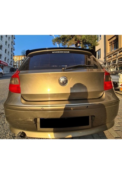 Bmw E87 E81 Spoiler, Parlak Siyah Abs 2004 2011 Uyumlu