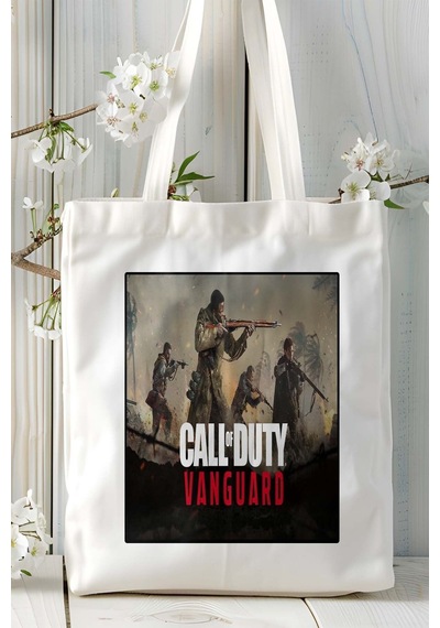 Art Hediye Call Of Duty Oyun Baskılı Omuz Çanta Kişiye Özel Model 32 Çok Renkli