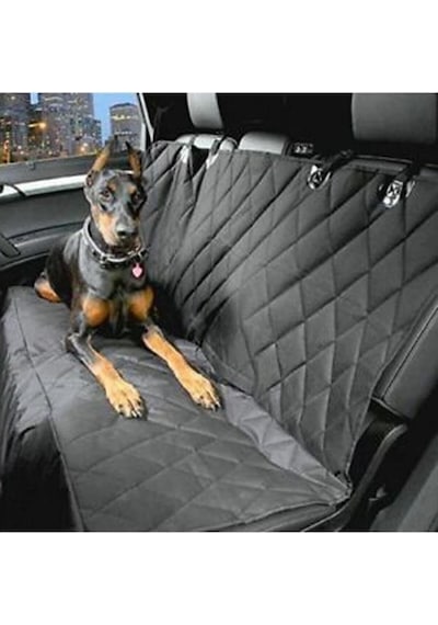 Köpekler için Su Geçirmez Araba Koltuk Koruma Kılıfı 140 x 130 CM Siyah