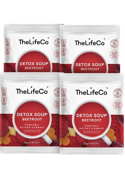 TheLifeCo Beetroot - Kırmızı Pancar Çorbası 4 x 23 G