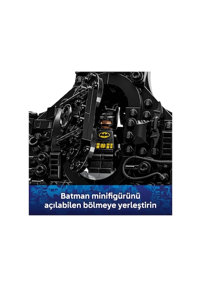 LEGO® DC Batman™: Batman Logosu 76330 – 12 Yaş Üzeri Çocuklar için Minifigür İçeren Yaratıcı Oyuncak Yapım Seti  (678 Parça)