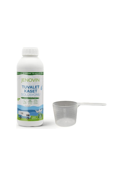 Jenovin Doğa Dostu Çam Aromalı Karavan Wc Kaset Losyonu 1 L + Ölçek