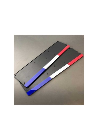 Fransız Pleksi Plakalık Ön Arka Takım 3d Lazer Kesim - 526548918