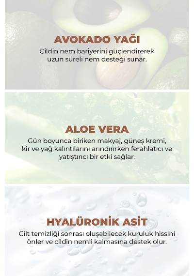 Nhiel Thermal Siyah Nokta Karşıtı Yağ Bazlı Temizleyici 200 ml | Avokado Yağı, Aloe Vera