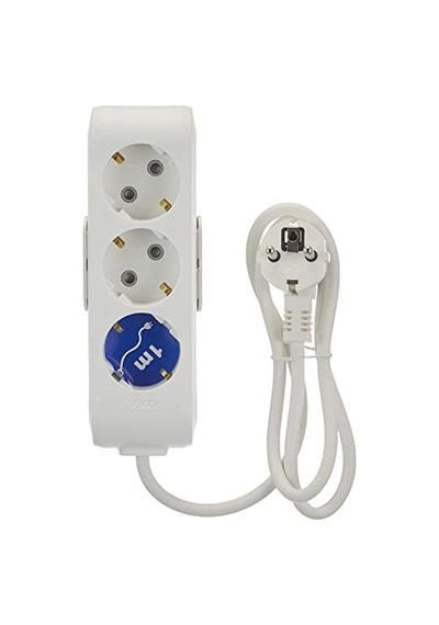 Multi-let Üçlü Priz Topraklı Kablolu Çocuk Korumalı 1 Mt 1