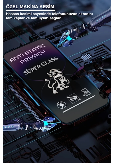 Xiaomi Poco X5 Pro Tam Kaplayan Anti Statik Hayalet Süper Cam Ekran Koruyucu