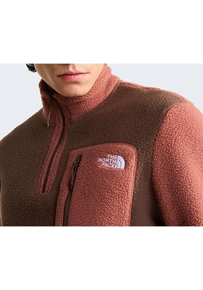 The North Face M Yumıorı 1/4 Zıp Erkek Outdoor Çeyrek Fermuarlı Polar Üst Nf0a883suh01 Kahverengi