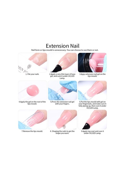 Born Pretty Non Stick Extension Gel Milky White Nsg-02 56021