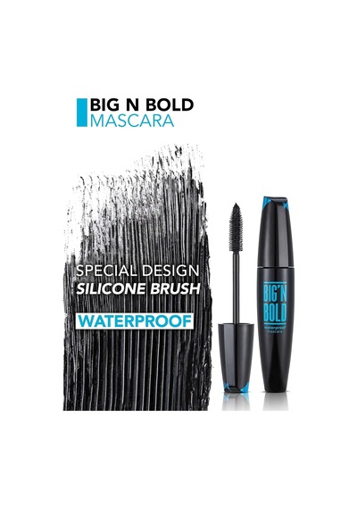 Suya Dayanıklı Hacim Veren Maskara Siyah - Big N Bold Mascara - 002-8682536040419 Genel
