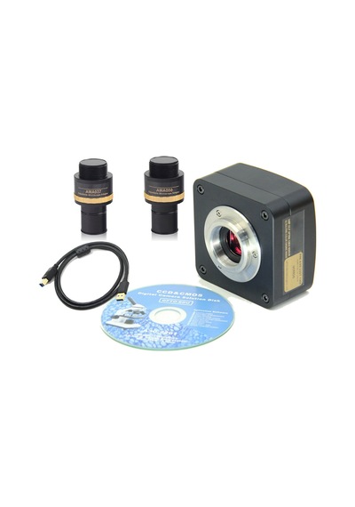 ECE Opto-Edu 8.0MP USB Mikroskop Kamerası Ayarlanabilir Adaptörlü