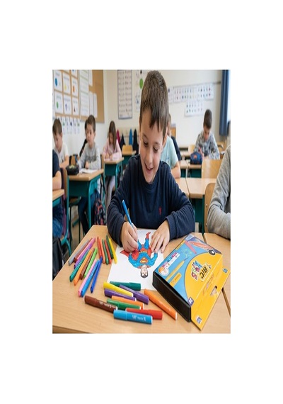 24 Renk Keçeli Boya Kalemi 1 Paket Bic Visacolor Xl 24 Lü Keçeli Kalem Okul Öncesi Sınıf Resim Dersi