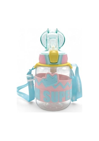 Tr King Tritan Pipetli Suluk, 620 Ml, Turkuaz, Çocuk Okul Suluğu, Bpa İçermez Genel