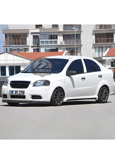 Chevrolet Aveo 2006-2010 Uyumlu H Lip Esnek Ön Lip 2 Parça Karlık Ön Ek Tampon Altı Dil